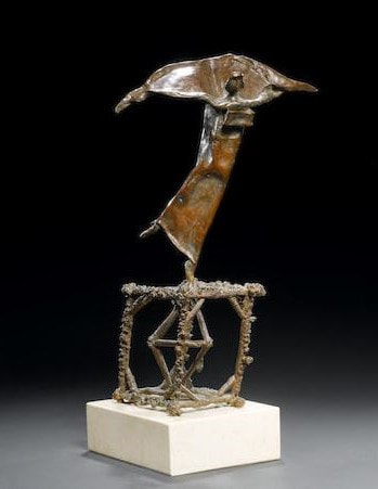 Salvador Dali - Gala Gradiva, circa 1970 - Bronze on a Marble base -35.5 x 19 x 18 inches, Edition of 99 - Artwork Inquiry - 845.548.5161